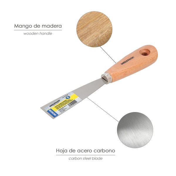 Espatula Mango Gummy Grip Hoja 100 mm. Espatula Yeso, Espatula Pintor, – El  Brico Hogar